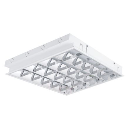 Immagine di Plafoniera ad incasso con griglia REGIS 4LED - 4XMAX18 - T8 LED - G13 - IP20