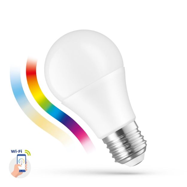 Immagine di SP LAMPADINA LED GLS 9W E-27  SMART CCT+RGB+WI-FI