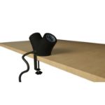 Immagine di PRESA DESIGN CON ANCORAGGIO DA TAVOLO - presa di estensione 2-Way 1.4 m Nero - 2 x Schuko / 2 x USB - NERO