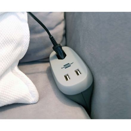 Immagine di MULTIPRESA DA DIVANO - presa di estensione Desktop-Power 3.00 m Grigio - Protezione da sovratensioni