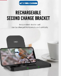 Immagine di Caricabatterie wireless XO WX018 3in1 nero 15W