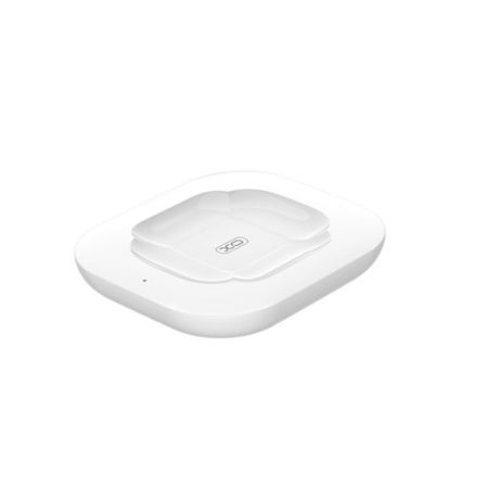 Immagine di Caricabatterie wireless XO WX017 per Airpods 2 - Airpods Pro bianco 10W (ANCHE PER TELEFONI)