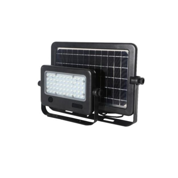 Immagine di FARO MHCS 10W CON PANNELLO SOLARE - IP65 - SENSORI PIR E LUMINOSITA' - 4000K - 1100LM - 240*167*34