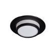 Immagine di FARETTO A INCASSO ORIENTABILE - AGEO NERO - 20° - FORO 95 - DIM 107