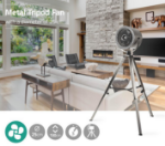 Immagine di Ventilatore a Piantana  Diametro: 250 mm | 3-Velocità | Altezza regolabile | 45 W | Flusso d'aria direzionale | Metallo