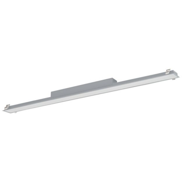 Immagine di Plafoniera led lineare ALIN LED DALI 50W 1710mm PT - ARGENTO - 830/840-MAT - 4600/4800lm - VETRINO OPACO -  Angolo di illuminazione [°] X85/Y95