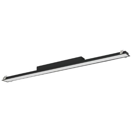 Immagine di Plafoniera led lineare ALIN LED DALI 1710mm - 50W - 4200/4400lm NERO- 830/840 - VETRINO MICROPRISMATICO -  Angolo di illuminazione [°] X75/Y90
