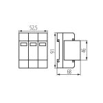 Immagine di Limitatore di sovratensione KSD - KSD-T2 275/120 3P