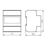 Immagine di Contatore energia 3P In 100A KDEM KDEM-3P LCD