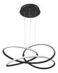 Immagine di Sospensione metallo nero opaco, 1xLED - PANDA - 3000K