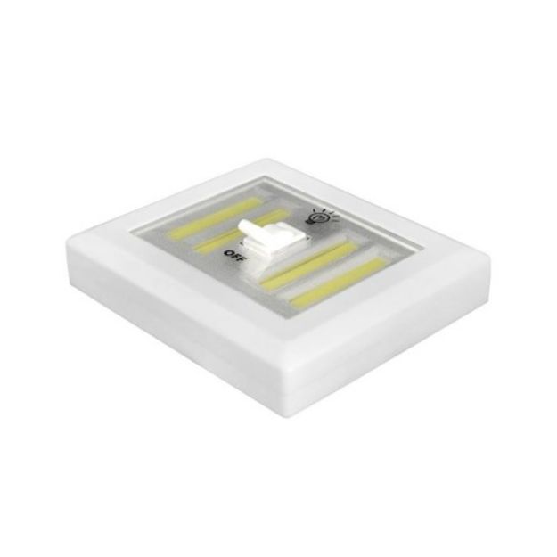 Immagine di Lampada da parete LTC con interruttore LED COB batteria + magnete