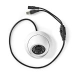 Immagine di Videocamera di sicurezza CCTV  Full HD 1080p | Visione notturna: 20 m | Alimentazione da rete | CMOS | Angolo di osservazione: 80 ° | Tecnologia della lampada: 3.6 mm | ABS + | Bianco / Nero - IP20 