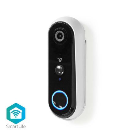 Immagine di Videocitofono SmartLife  Wi-Fi | Alimentazione a batteria | Android™ & iOS | HD 720p | Cloud / MicroSD | IP54 | Con sensore di movimento | Visione notturna | Bianco