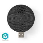 Immagine di SmartLife Chime  Wi-Fi | Accessori per: WIFICDP10GY | Alimentazione a USB | 4 Suoni | 5 V DC | Volume regolabile | Nero