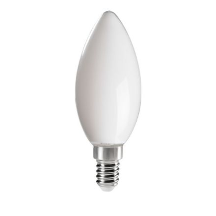 Immagine di XLED C35 M  E14 - 6W - LAMPADA A FILAMENTO A LED CON VETRO BIANCO - copia