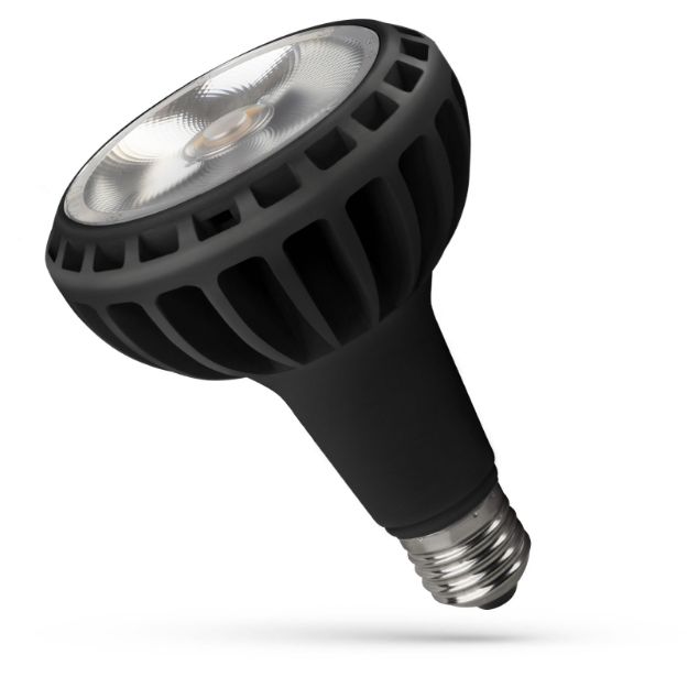 Immagine di LED PAR30 20W E27 24° COB3000 - NERO