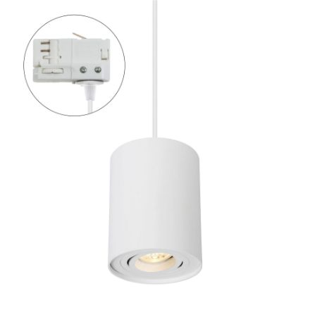 Immagine di CHLOE GU10 TRACK su binario CON sorgente luminosa sostituibile GU10 - ORIENTABILE  - IP20 - 95*123 - BIANCO