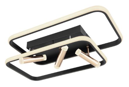 Immagine di COCO SOFFITTO - 2 RETTANGOLI - 55W - CCT -  66*45*14 CON TELECOMANDO