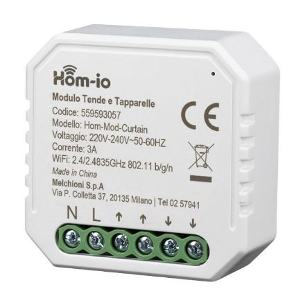 Immagine di Modulo Switch tapparelle-Tende -3A WiFi Hom-io