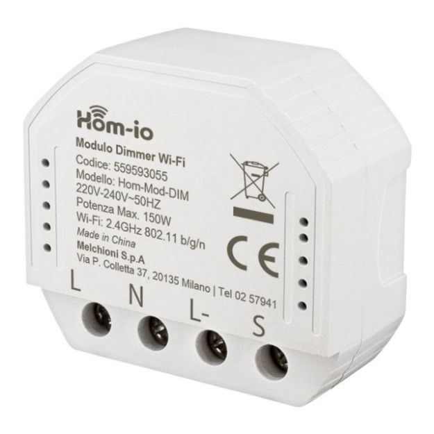 Immagine di   Modulo Dimmer 150W da incasso WiFi Hom-io HOM-iO