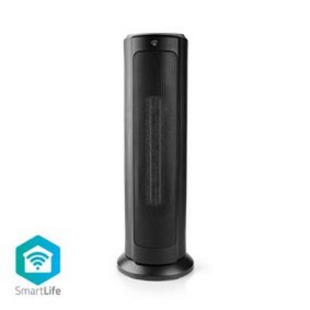 Immagine di SmartLife Riscaldamento a Convezione  Wi-Fi | Adatto per il bagno | Pannello di vetro | 2000 W | 2 Impostazioni di Calore | Display LED | 15 - 35 °C | Termostato regolabile | Bianco