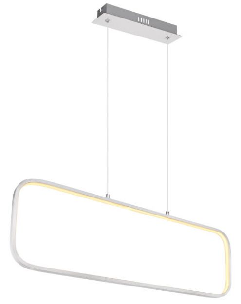 Immagine di MODELLO SILLA LED SOSPENSIONE - 24W 3000K 80*26.5*120 - COLOR ALLUMINIO 