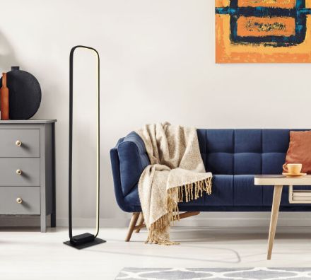 Immagine di PIANTANA SILLA 24W 3000K - 23*18*130,5 CM - NERO