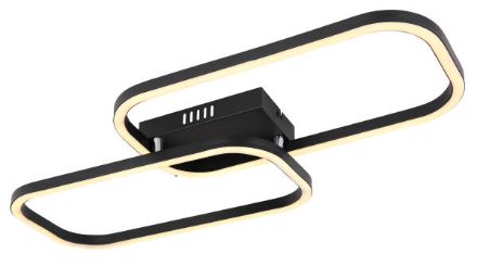 Immagine di ILLUMINAZIONE SILLA A SOFFITTO  - 16W 3000K - 63*30,5*7 - NERO 