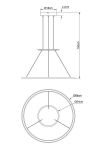 Immagine di SOSPENSIONE LEVANA - 65W - CCT - 68*150CM - CON TELECOMANDO 