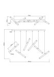 Immagine di MODELLO KELSY 36W - 4000K 105*33*120 CM -  Con l'interruttore a parete la luce può essere regolata in 3 passi.