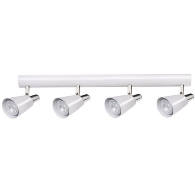 Immagine di FARETTO DIREZIONALE SOFFITTO E PARETE - 4XGU10 SEMPRA - BIANCO 