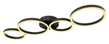 Immagine di VENOSA SOFFITTO NERO - LED 35W 3000K - 88,5*33*6,5CM