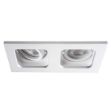 Immagine di MULTIFARETTO ORIENTABILE - REUL BIANCO 2XDTL : FORO 170*90 - DIM. 100*190 CM - IP 20 - GU10 - 20/25°
