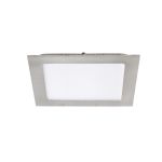 Immagine di KATRO SN nichel satinato - FARETTO/PANNELLO - IP44/20 - 12W - NW - 4000K - DIM. 170*170 - FORO 158*158
