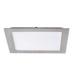 Immagine di KATRO SN nichel satinato - FARETTO/PANNELLO - IP44/20 - 18W - NW - 4000K - DIM. 225*225 - FORO 208*208