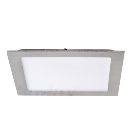 Immagine di KATRO SN nichel satinato - FARETTO/PANNELLO - IP44/20 - 18W - NW - 4000K - DIM. 225*225 - FORO 208*208