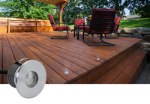 Immagine di PROLED INGROUND ROTONDO DA ESTERNO SLIM - IP67 - WW - 58 DIAM - 44*40 MM - 24 VDC - ANGOLO DEL FASCIO ASIMMETRICO 45°/35°