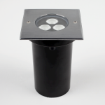 Immagine di FARO A INCASSO PER ESTERNO INGROUND QUADRATO TRILED - RGB - IP67 - 105*109 