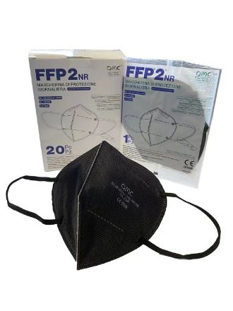 Immagine di Mascherina protettiva monouso FFP2 - NERA - CONF. 20PZ