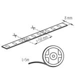Immagine di STRISCIA 12V LED  - 4.8W/M IP65 - 5MT 