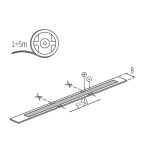 Immagine di Nastro LED LED STRIP LCOB - 9W/M 12V  -  IP00 