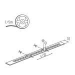 Immagine di Nastro LED LED STRIP L120 CCT  16w/m - 12V - è possibile scegliere il colore fra luce calda neutra e fredda