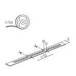 Immagine di Nastro LED LED STRIP L120  - 16W/M - 24V - IP20 - 5 MT E 30 MT 