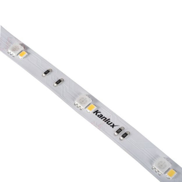 Immagine di Nastro LED LED STRIP L48 RGBW - RGB + 4000(W) . IP20 E IP65 - 24V - 9w/m