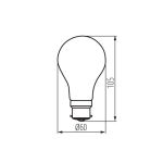 Immagine di Lampadina led XLED A60 B22 M - 7W