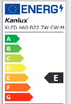 Immagine di Lampadina led XLED A60 B22 M - 7W