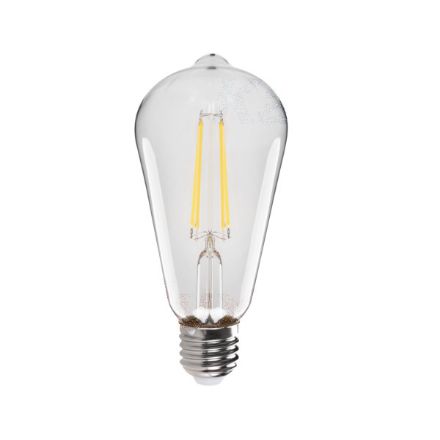 Immagine di Lampadina led XLED ST64C - 7W - 4000K - E27 - VETRO TRASPARENTE 