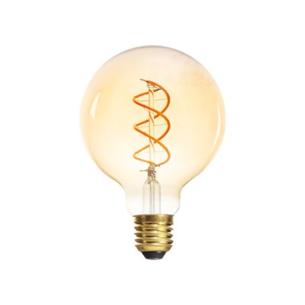Immagine di Lampadina led XLED GLOBO G95 SW -5W - 1800K - E27 - VETRO COLORATO