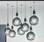 Immagine di LED ST64 2,5W E27 COG MODERNSHINE - NW - VETRO SCURO 
