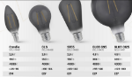Immagine di LED ST64 2,5W E27 COG MODERNSHINE - NW - VETRO SCURO 